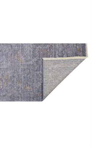 TAFTAN TF 02 D.GREY BRONZE  Pakistan Overdyed Tarzı Özel Hav Vermeyen ve El Emeği ile Özel Tezgahlarda Üretilen Uşak Halısı