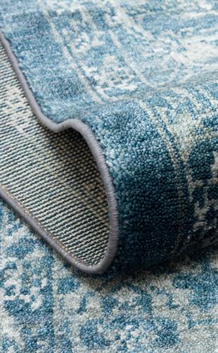 TAFTAN TF 02 NAVY  Pakistan Overdyed Tarzı Özel Hav Vermeyen ve El Emeği ile Özel Tezgahlarda Üretilen Uşak Halısı