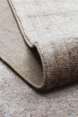 TAFTAN TF 03 BEIGE  Pakistan Overdyed Tarzı Özel Hav Vermeyen ve El Emeği ile Özel Tezgahlarda Üretilen Uşak Halısı