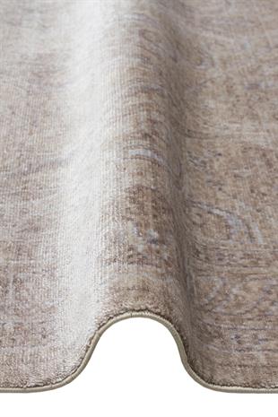 TAFTAN TF 03 BEIGE  Pakistan Overdyed Tarzı Özel Hav Vermeyen ve El Emeği ile Özel Tezgahlarda Üretilen Uşak Halısı
