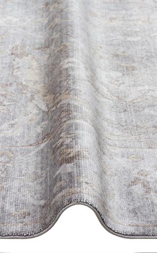 TAFTAN TF 07 D. GREY ANTRASIT  Pakistan Overdyed Tarzı Özel Hav Vermeyen ve El Emeği ile Özel Tezgahlarda Üretilen Uşak Halısı