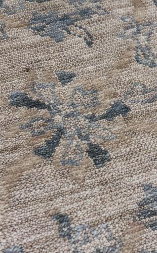 TAFTAN TF 07 VIZON SKY  Pakistan Overdyed Tarzı Özel Hav Vermeyen ve El Emeği ile Özel Tezgahlarda Üretilen Uşak Halısı