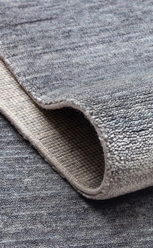 TAFTAN TF PLAIN D.GREY  Pakistan Overdyed Tarzı Özel Hav Vermeyen ve El Emeği ile Özel Tezgahlarda Üretilen Uşak Halısı