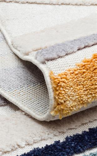 TERAZZO TRZ 05 MULTY  Hav Toz Vermez Yumuşak Dokulu Etnik Örgü Desenlere Sahip Modern İskindinav Halı