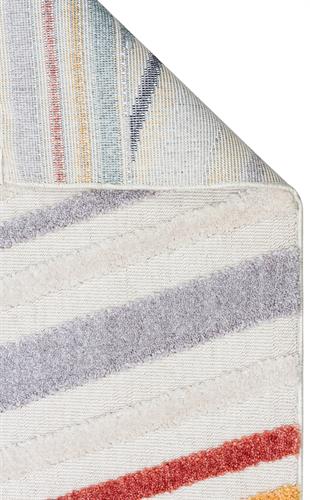 TERAZZO TRZ 05 MULTY  Hav Toz Vermez Yumuşak Dokulu Etnik Örgü Desenlere Sahip Modern İskindinav Halı