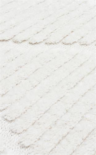 TERAZZO TRZ 07 WHITE  Hav Toz Vermez Yumuşak Dokulu Etnik Örgü Desenlere Sahip Modern İskindinav Halı