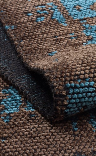 TRIBAL XW TRB 08 GREY MARINE XW  Yıkanabilir Vintage Desenli Modern İnce Dokuma Halı