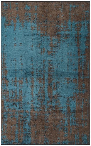 TRIBAL XW TRB 08 GREY MARINE XW  Yıkanabilir Vintage Desenli Modern İnce Dokuma Halı