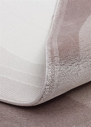 UTOPIA UTP 01 CREAM BLACK Q  Amorf Tasarımlı Modern Viskon Halı