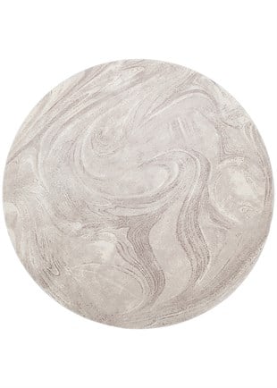 UTOPIA UTP 04 CREAM Q  Amorf Tasarımlı Modern Viskon Halı