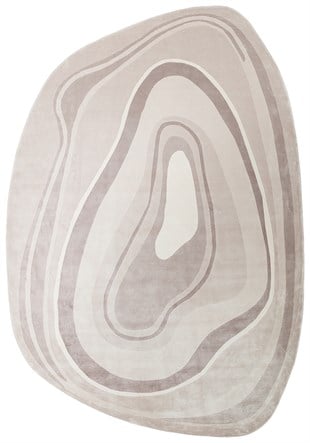 UTOPIA UTP 05 CREAM GREY  Amorf Tasarımlı Modern Viskon Halı