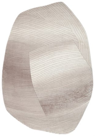 UTOPIA UTP 07 CREAM GREY  Amorf Tasarımlı Modern Viskon Halı