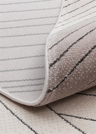 UTOPIA UTP 07 CREAM GREY  Amorf Tasarımlı Modern Viskon Halı