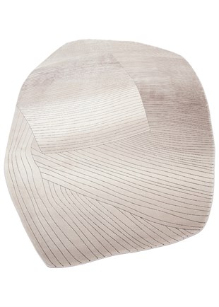 UTOPIA UTP 07 CREAM GREY  Amorf Tasarımlı Modern Viskon Halı