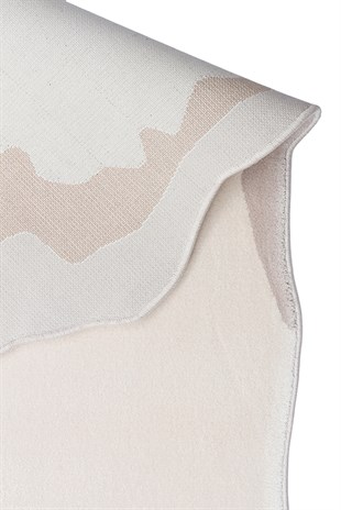 UTOPIA UTP 10 CREAM GOLD  Amorf Tasarımlı Modern Viskon Halı