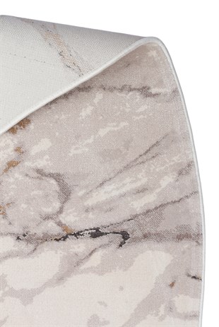 UTOPIA UTP 12 CREAM GREY  Amorf Tasarımlı Modern Viskon Halı