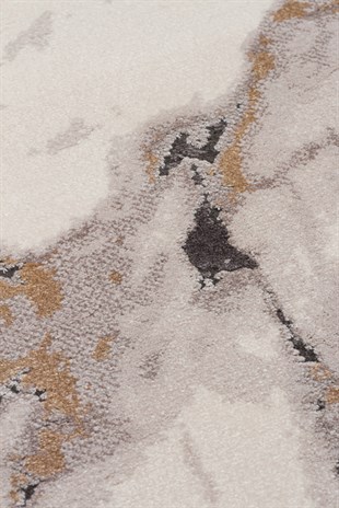 UTOPIA UTP 12 CREAM GREY  Amorf Tasarımlı Modern Viskon Halı