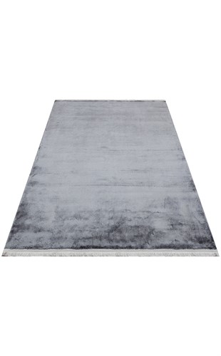 VELVET VT PLAIN ANTRASIT  Düz Renk El Emeği ile Özel Tezgahlarda Üretilen Viskon Uşak Halısı