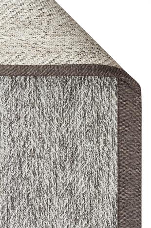 VENTURA SISAL VNT 2704 GREY BRD DARK MIX  İç ve Dış Mekan Kullanımına Uygun Hav Vermeyen Kolay Temizlenebilir Sisal Görünümlü Halı