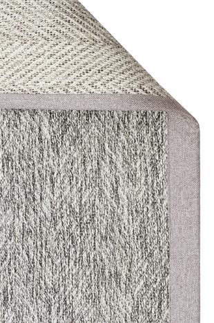VENTURA SISAL VNT 2704 GREY BRD GREY  İç ve Dış Mekan Kullanımına Uygun Hav Vermeyen Kolay Temizlenebilir Sisal Görünümlü Halı