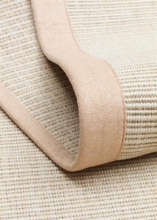 VENTURA SISAL VNT 2706 CREAM BRD BEIGE  İç ve Dış Mekan Kullanımına Uygun Hav Vermeyen Kolay Temizlenebilir Sisal Görünümlü Halı