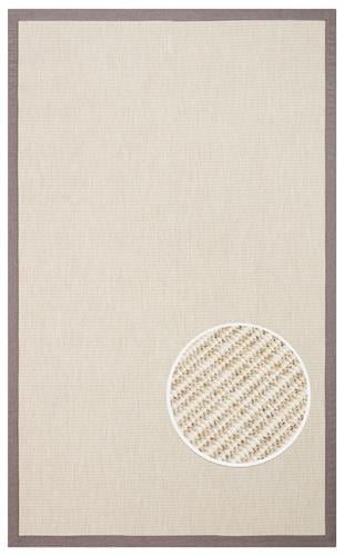 VENTURA SISAL VNT 2706 CREAM BRD MOUSE  İç ve Dış Mekan Kullanımına Uygun Hav Vermeyen Kolay Temizlenebilir Sisal Görünümlü Halı