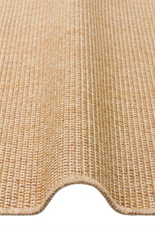 VENTURA VNT 2702 GOLD  İç ve Dış Mekan Kullanımına Uygun Hav Vermeyen Kolay Temizlenebilir Sisal Görünümlü Halı
