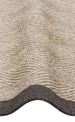 VENTURA VNT 2704 L.BEIGE BRD DARK MIX  İç ve Dış Mekan Kullanımına Uygun Hav Vermeyen Kolay Temizlenebilir Sisal Görünümlü Halı