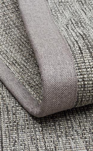 VENTURA VNT 2705 GREY BRD GREY  İç ve Dış Mekan Kullanımına Uygun Hav Vermeyen Kolay Temizlenebilir Sisal Görünümlü Halı