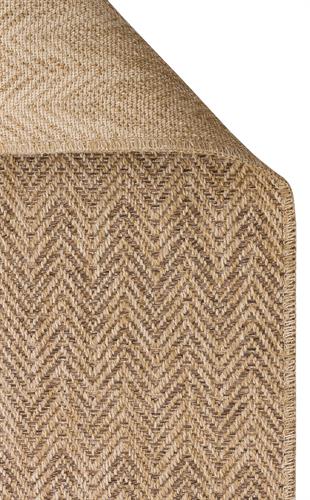 VENTURA XW VNT 02 NATURAL MOCHA XW  İç ve Dış Mekan Kullanımına Uygun Hav Vermeyen Kolay Temizlenebilir Sisal Görünümlü Halı