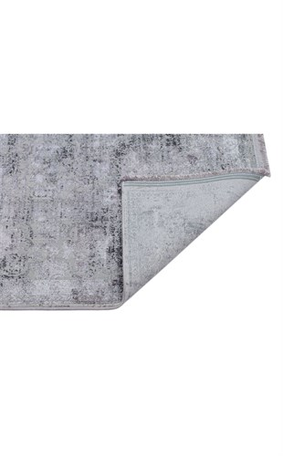 VERONA DYED VRD 01 DARK GREY  Overdyed Yumuşak İpeksi Tuşeli Yüksek Alçak Oymalı Modern İnce Makine Halısı