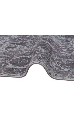 VERONA DYED VRD 01 DARK GREY  Overdyed Yumuşak İpeksi Tuşeli Yüksek Alçak Oymalı Modern İnce Makine Halısı