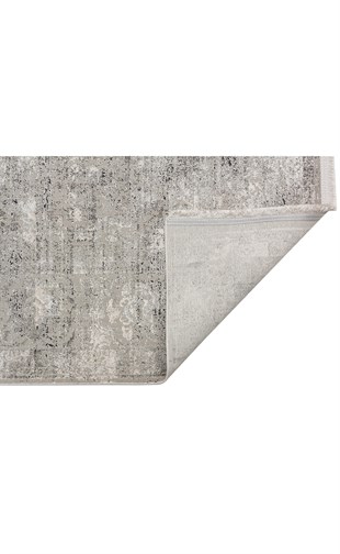VERONA DYED VRD 01 SILVER  Overdyed Yumuşak İpeksi Tuşeli Yüksek Alçak Oymalı Modern İnce Makine Halısı