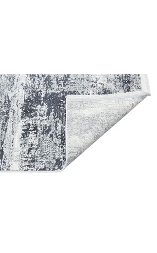 VERONA VR 02 CREAM GREY XW  Kolay Kullanımlı Yumuşak İpeksi Tuşeli Yüksek Alçak Oymalı Modern İnce Makine Halısı