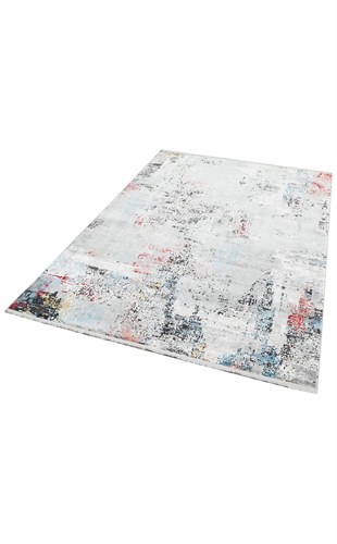 VERONA VR 04 MULTY XW  Yumuşak İpeksi Tuşeli Yüksek Alçak Oymalı Modern İnce Makine Halısı