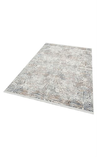 VERONA VR 13 BLUE VIZON XW  Yumuşak İpeksi Tuşeli Yüksek Alçak Oymalı Modern İnce Makine Halısı