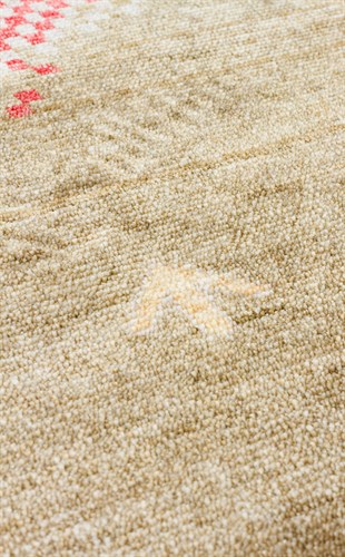 ZARA ZR 07 BEIGE AUTUMN Q  Otantik Desenli Özel Hav Vermeyen ve Kolay Temizlenebilir Tensel Kullanılarak El Emeği ile Özel Tezgahlarda Üretilen Modern Uşak Halısı