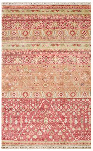 ZARA ZR 17 RED AUTUMN  Otantik Desenli Özel Hav Vermeyen ve Kolay Temizlenebilir Tensel Kullanılarak El Emeği ile Özel Tezgahlarda Üretilen Modern Uşak Halısı