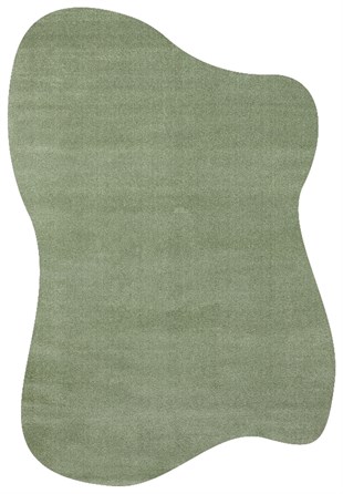 ZEN AMORF 01 GREEN  Hav Toz Vermez Yumuşak Tuşeli Zarif Makine Halısı