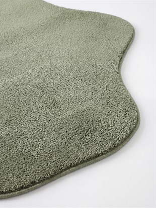 ZEN AMORF 01 GREEN  Hav Toz Vermez Yumuşak Tuşeli Zarif Makine Halısı