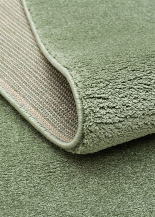 ZEN AMORF 01 GREEN  Hav Toz Vermez Yumuşak Tuşeli Zarif Makine Halısı