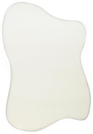 ZEN AMORF 01 WHITE  Hav Toz Vermez Yumuşak Tuşeli Zarif Makine Halısı