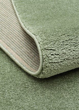 ZEN AMORF 02 GREEN  Hav Toz Vermez Yumuşak Tuşeli Zarif Makine Halısı