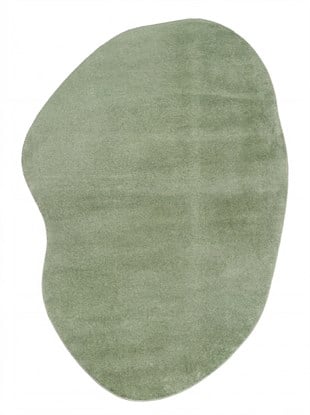ZEN AMORF 02 GREEN  Hav Toz Vermez Yumuşak Tuşeli Zarif Makine Halısı