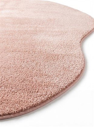ZEN AMORF 02 PINK  Hav Toz Vermez Yumuşak Tuşeli Zarif Makine Halısı