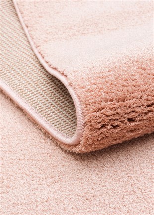 ZEN AMORF 02 PINK  Hav Toz Vermez Yumuşak Tuşeli Zarif Makine Halısı