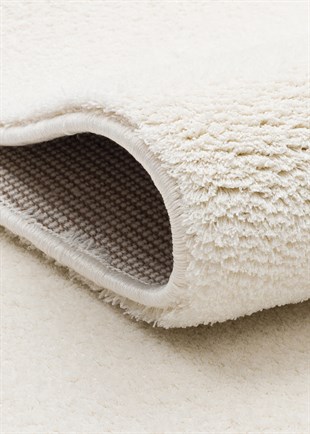 ZEN AMORF 02 WHITE  Hav Toz Vermez Yumuşak Tuşeli Zarif Makine Halısı