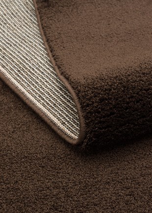 ZEN AMORF 05 BROWN  Hav Toz Vermez Yumuşak Tuşeli Zarif Makine Halısı