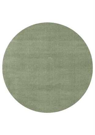 ZEN ZEN 01 GREEN Q  Hav Toz Vermez Yumuşak Tuşeli Zarif Makine Halısı