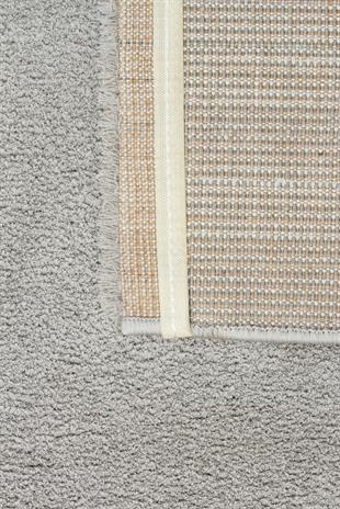 ZEN ZEN 01 GREY  Hav Toz Vermez Yumuşak Tuşeli Zarif Makine Halısı